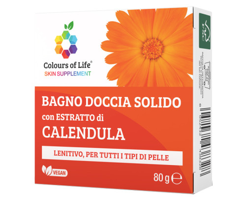 COLOURS OF LIFE CALENDULA BAGNO DOCCIA SOLIDO 80 G